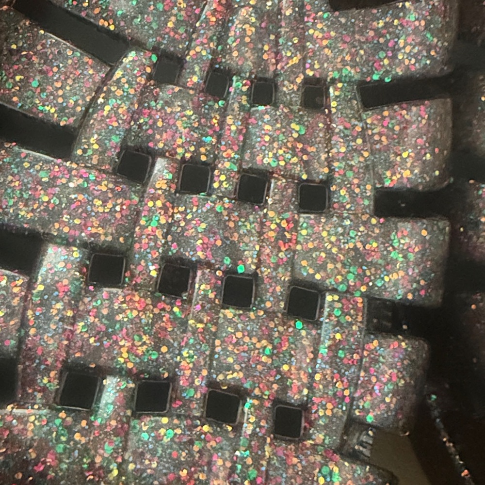 Melissa Multicolor Glitter Jelly Sandals - Picture 3 of 8
